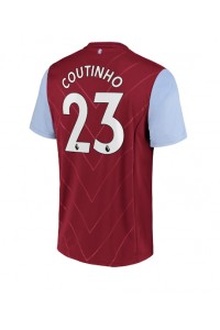 Aston Villa Philippe Coutinho #23 Voetbaltruitje Thuis tenue 2022-23 Korte Mouw